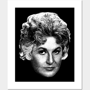 White Bea Arthur Vintage Posters and Art